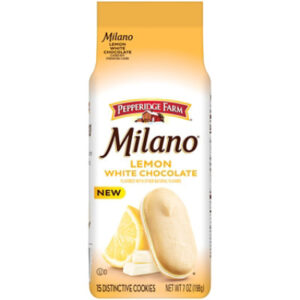 Pepperidge Farm Milano White Chocolate Lemon Flavored Cookies - 7 Oz