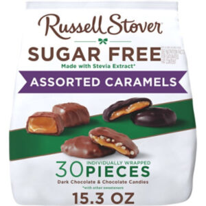 Sugar Free Milk Chocolate Caramel Mix Gusset Bag - 15.3 OZ