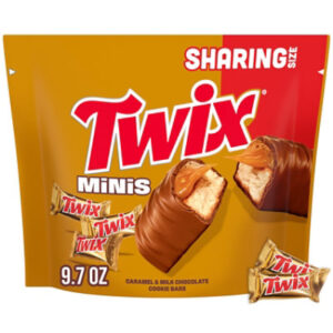 Twix Caramel Miniature Stand Up Pouch 9.7 Ounces Per Bag - 9.7 OZ