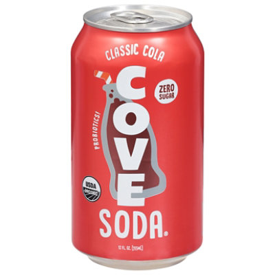 Cove Soda Probiotic Classic Cola - 12 FZ