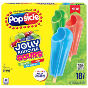 Popsicle Ice Cream Jolly Rancher Sour Patch 29.7 Fz 8ct - 29.7 FZ