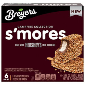 Breyers Hershey Ice Cream Smores Bar, 6-3fz, 18 Fz - 6-3 FZ