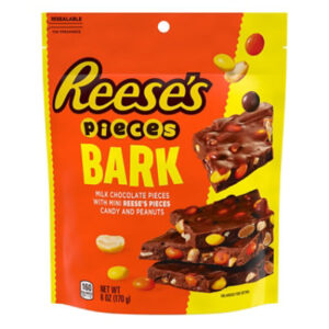 Reese's Pieces Bark Milk Chocolate Candy with Peanuts - 6 Oz