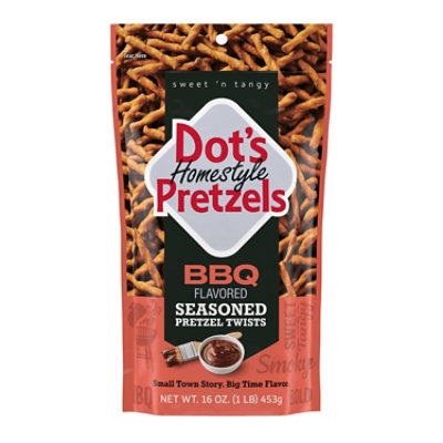 Dots Homestyle Pretzels Bbq Style - 16 OZ