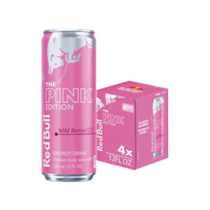 Red Bull Pink Edition Energy Drink Wild Berries 114mg Caffeine - 4-12 Fl. Oz.