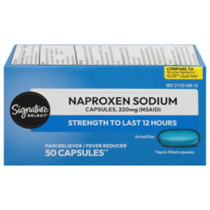 Signature Select Naproxen Sodium Capsules 220 Mg 50 Ct - 50 CT