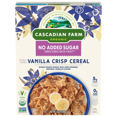 Cascadian Farm Organic Vanilla Crisp Cereal 12 Ounce - 12 OZ