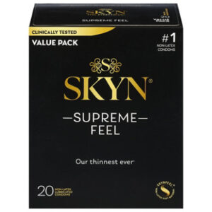 Skyn Supreme Feel Non Latex Condom - 20 CT