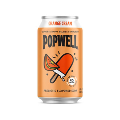 Popwell Orange Cream - 12 Fl. Oz.