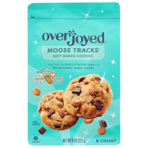 Overjoyed Soft Baked Moose Tracks Cookies 8 Oz - 8 OZ