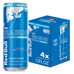 Red Bull Sea Blue Edition SugarFree Energy Drink Juneberry 114mg Caffeine - 4-12 Fl. Oz.