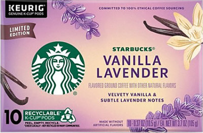Sbux Kcup Vanilla Lavender 10ct - 10 CT