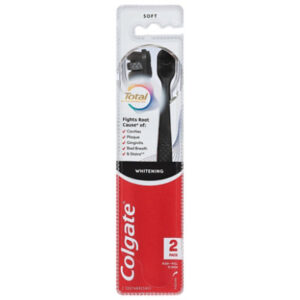 Colgate Total Active Prevention Whitening Toothbrush 2ct. - 2 CT