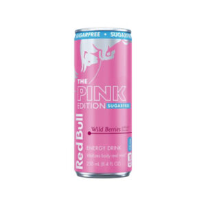Red Bull Pink Edition SugarFree Energy Drink Wild Berries 80mg Caffeine - 8.4 Fl. Oz.
