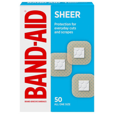 Bandaid Sheer Spot 50ct - 50 CT