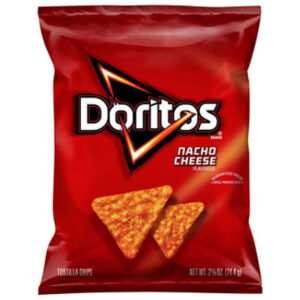 Doritos Tortilla Chips Nacho Cheese Flavored 2 5/8 Oz - 2.625OZ
