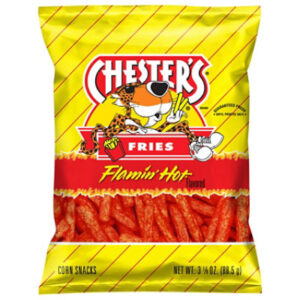 Chesters Fries Corn Snacks Flamin Hot 3.125 Oz - 3.125 OZ