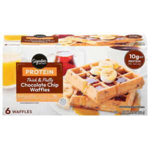 Signature Select Thick Fluffy Chocolate Chip Protein Waffles 14.8 Oz - 14.8 OZ