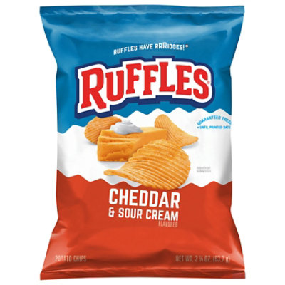 Ruffles Cheddar & Sour Cream 2.25oz - 2.25 OZ