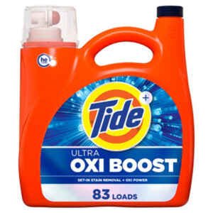 Tide He Liquid Laundry Detergent With Oxi Boost, Original Scent - 117 Fl. Oz.