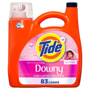 Tide He Liquid Laundry Detergent With Downy, April Fresh - 117 Fl. Oz.