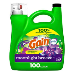 Gain He Liquid Laundry Detergent With Febreze Freshness Moonlight Breeze - 144 Fl. Oz.