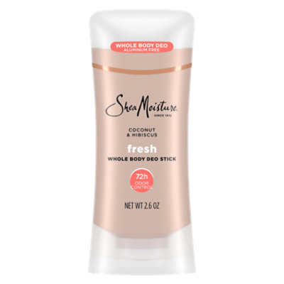 Sheamoisture Deodorant Stick Coconut & Hibiscus 2.6 Fo - 2.6 FZ