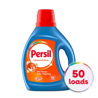 Persil He Liquid Laundry Detergent, Advanced Clean, Oxi Power Odor Fighting - 84 Fl. Oz.
