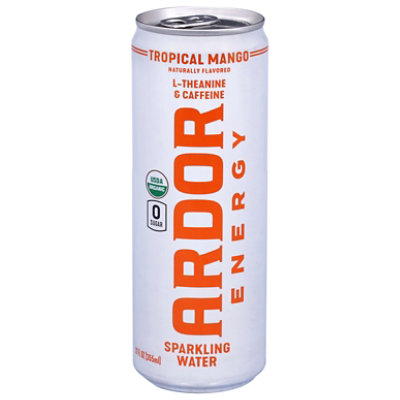 Ardor Energy Sparkling Water Tropical Mango - 12 Fl. Oz.