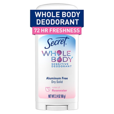 Sec Body Stick Rosewater 12/2.4oz - 2.4 OZ