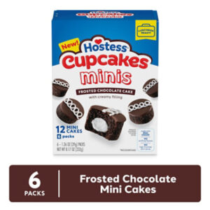 Hostess Cupcakes Minis Chocolate Snack Cakes - 6 - 8.17 Oz