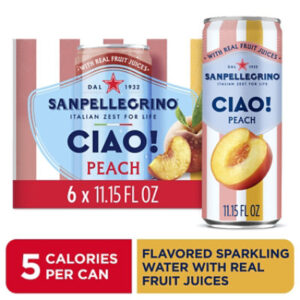 S Pellegrino Ciao Peach 6-330ml - 6-330 ML