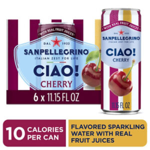 S Pellegrino Ciao Cherry 6-330ml - 6-330 ML