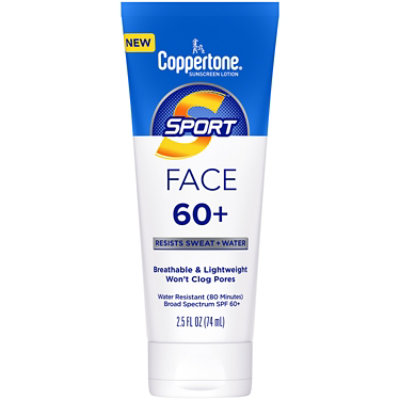 Coppertone Sport Face Spf 60 Lotion 2.5floz - 2.5 FZ