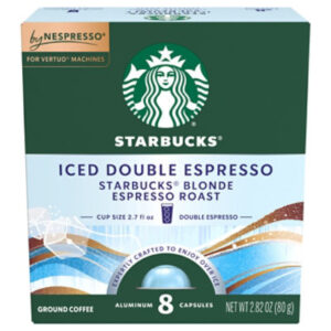 Sbux Nespresso Double Espresso Iced Black Vertuo 80g Box - EA