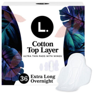 L . Ultra Thin Pads Overnight Wing - 36 CT