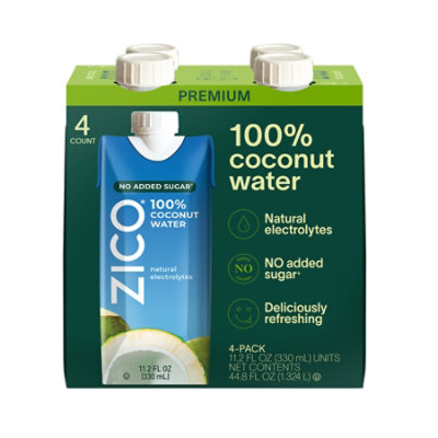 Zico Natural Pure Coconut Water - 44.8 FZ