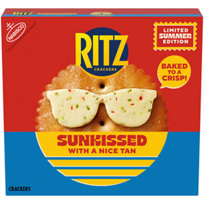 RITZ Sunkissed With a Nice Tan Crackers - 13.7 Oz