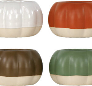 Overjoyed Boutique Pumpkin Ceramic Brown - Each