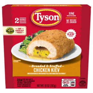 Tyson Stuffed Chicken Breasts Kiev Frozen 10 Oz - 10 OZ