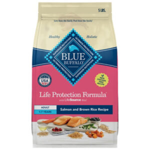 Blue Lpf Salmon & Brown Rice 5lb Dog - 5 LB