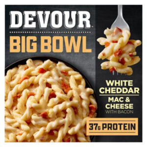 Devour Big Bowl White Cheddar Mac & Cheese with Bacon - 14 Oz