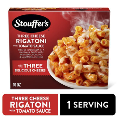 Stouffers Three Cheese Rigatoni Frozen Entree 10oz Box - 10 OZ