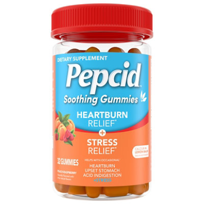 Pepcid Soothing Gummies Heartburn Stress Relief 32ct - 32 CT