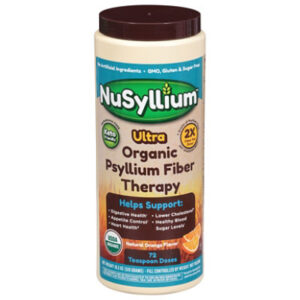 Nusyllium Ultra Sugar Free Organic Psyllium Fiber Therapy - 21 OZ