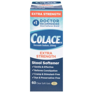 Colace Extra Strength 250mg Clear Soft Gels 60ct - 60 CT
