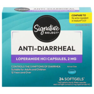 Signature Select Anti Diarrheal Softgels 2 Mg 24 Ct - 24 CT