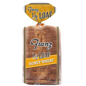 Franz Honey Wheat Half Bread Loaf - 12 OZ
