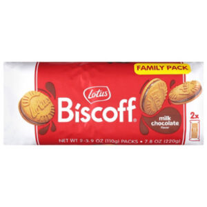 Biscoff Sandwich Cookie Chocolate 7.76oz - 7.76 OZ