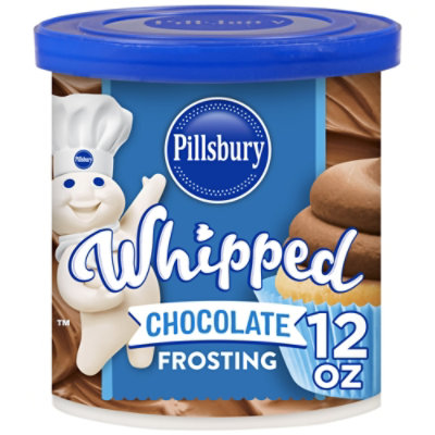 Pillsbury 12 Ounce Whipped Choc Frosting - 12 OZ